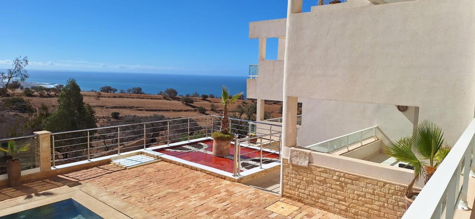 Ferienwohnung Taghazout Ocean With Pool , Fitness And Ocean View Exterior foto