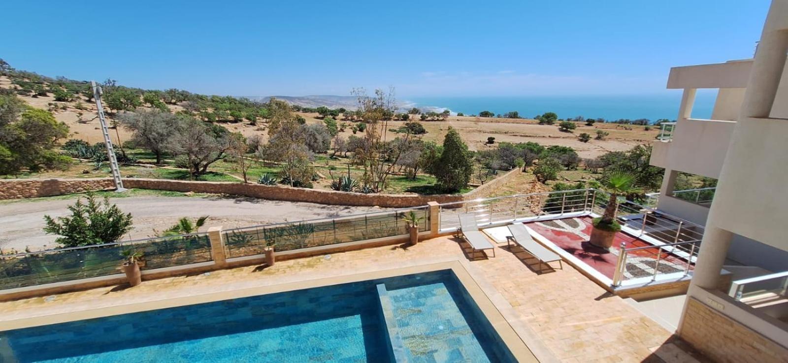 Ferienwohnung Taghazout Ocean With Pool , Fitness And Ocean View Exterior foto