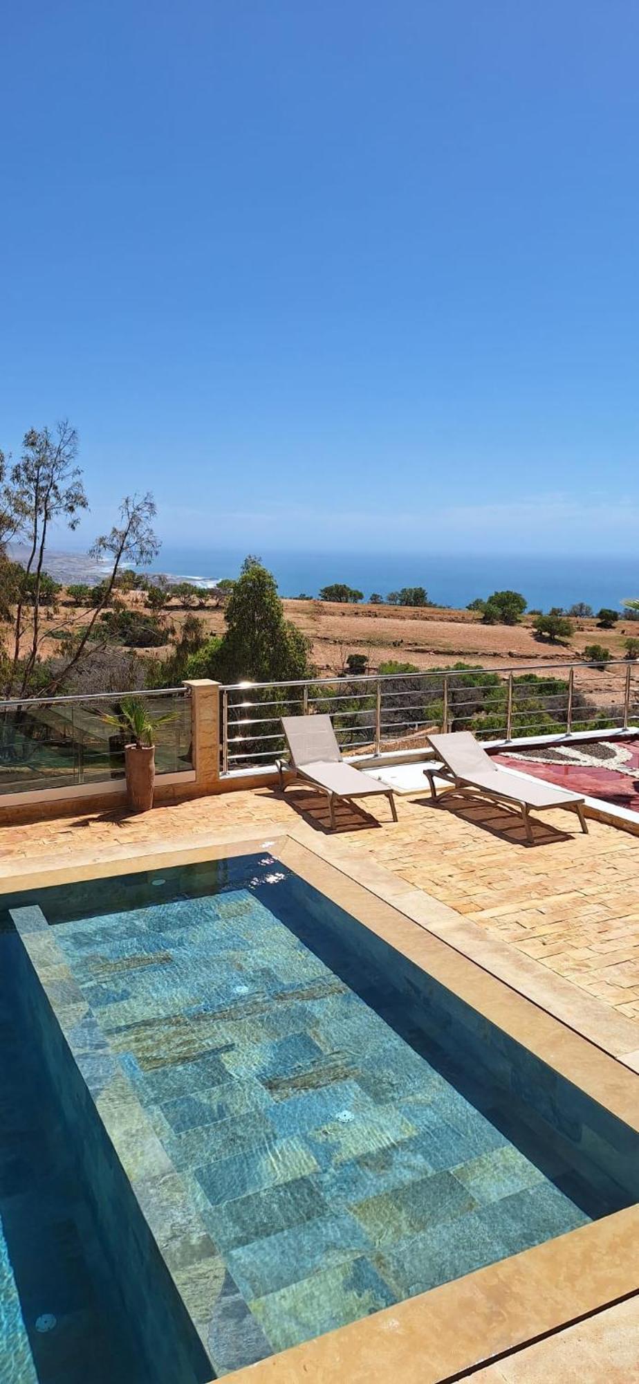 Ferienwohnung Taghazout Ocean With Pool , Fitness And Ocean View Exterior foto